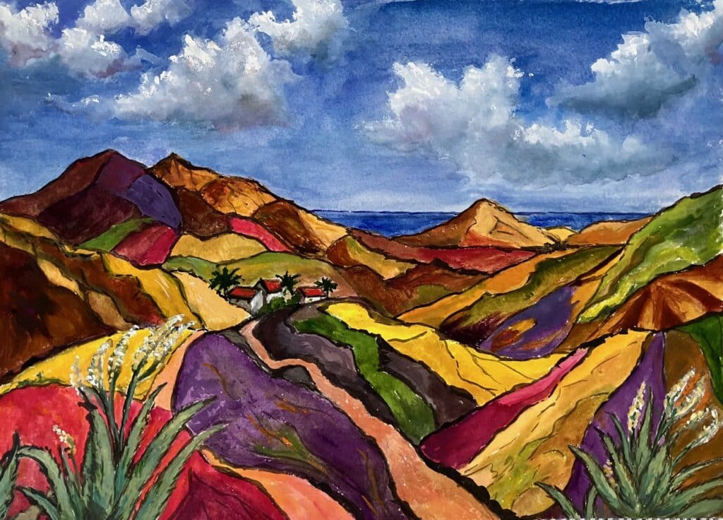 Where Colours Climb by Basia Martin